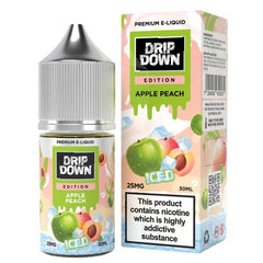 Drip Down Edition Salt – Apple Peach Ice 30ml (25, 50 mg)