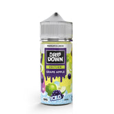 Drip Down Edition E Liquids – Grape Apple Ice 100ml (0, 3, 6 mg)