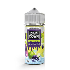 Drip Down Edition E Liquids – Grape Apple Ice 100ml (0, 3, 6 mg)