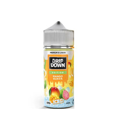 Drip Down Edition E Liquids – Mango Guava Ice 100ml (0, 3, 6 mg)