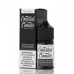 COASTAL CLOUDS SALTWATER APPLE PEACH STRAWBERRY 30ML