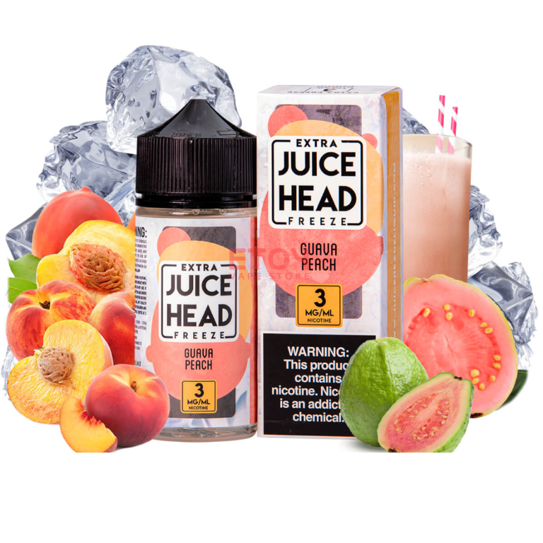 JUICE HEAD EXTRA FREEZE GUAVA PEACH 100ML