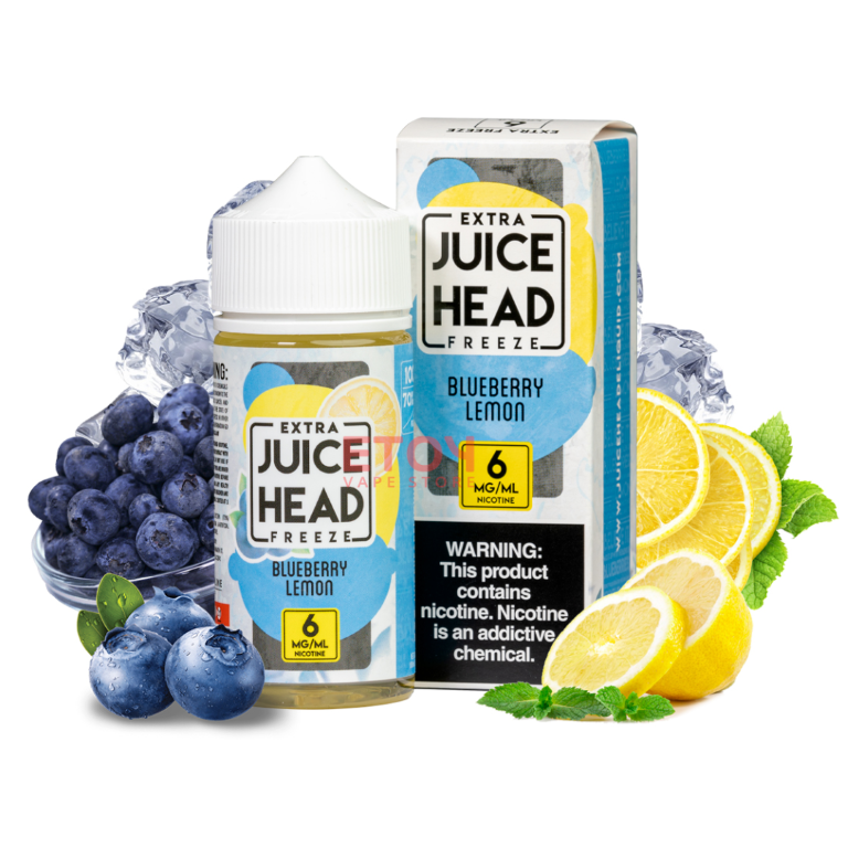 JUICE HEAD EXTRA FREEZE BLUEBERRY LEMON 100ML