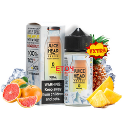 JUICE HEAD EXTRA FREEZE PINEAPPLE GRAPE FRUIT 100ML