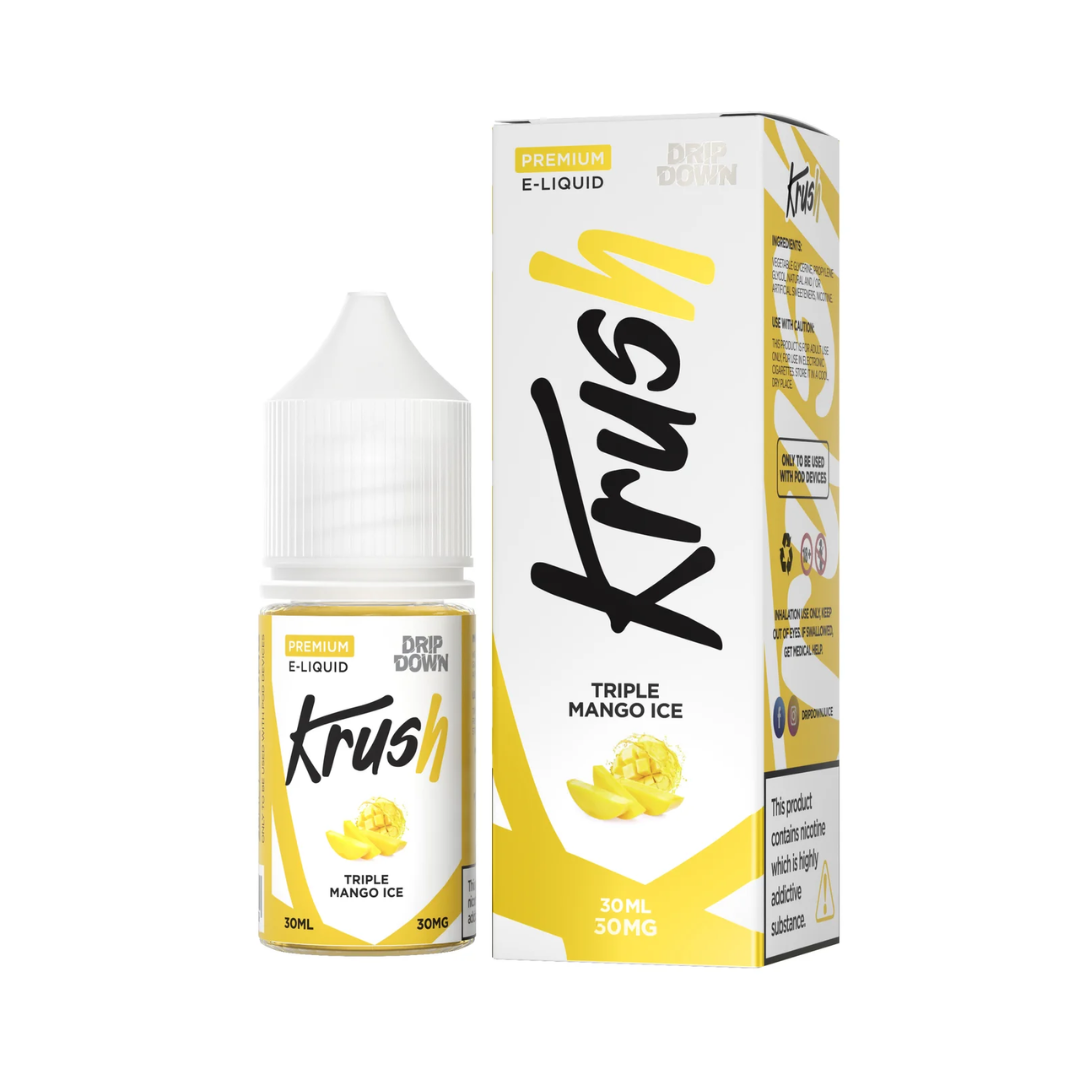 DRIP DOWN KRUSH SERIES – TRIPLE MANGO ICE 30ML