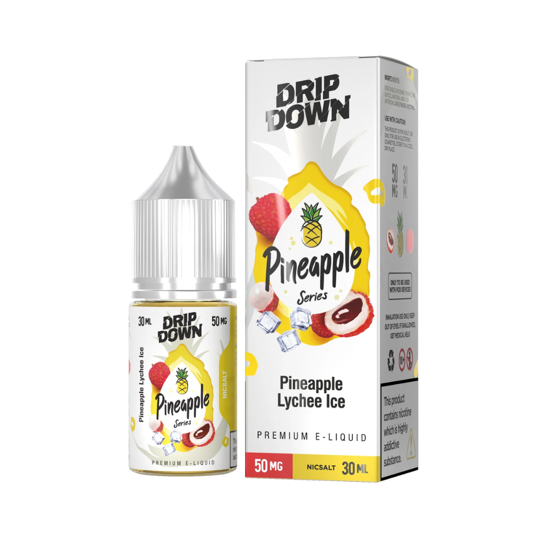 DRIP DOWN PINEAPPLE SERIES – PINEAPPLE LYCHEE ICE 30ML