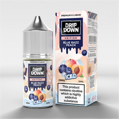 DRIP DOWN EDITION SERIES – BLUE RAZZ PEACH ICE 30ML