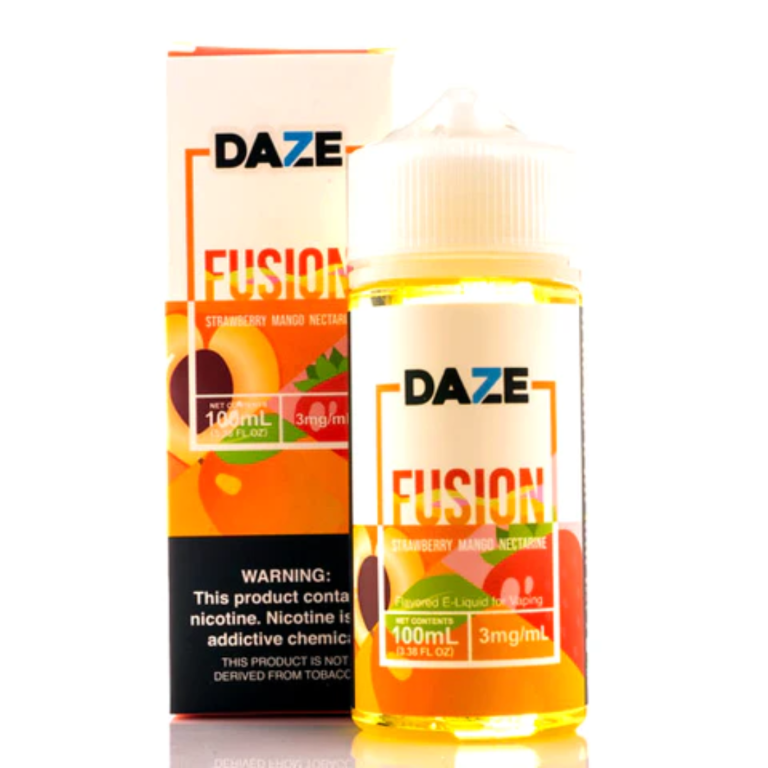 DAZE FUSION STRAWBERRY MANGO NECTARINE 100ML