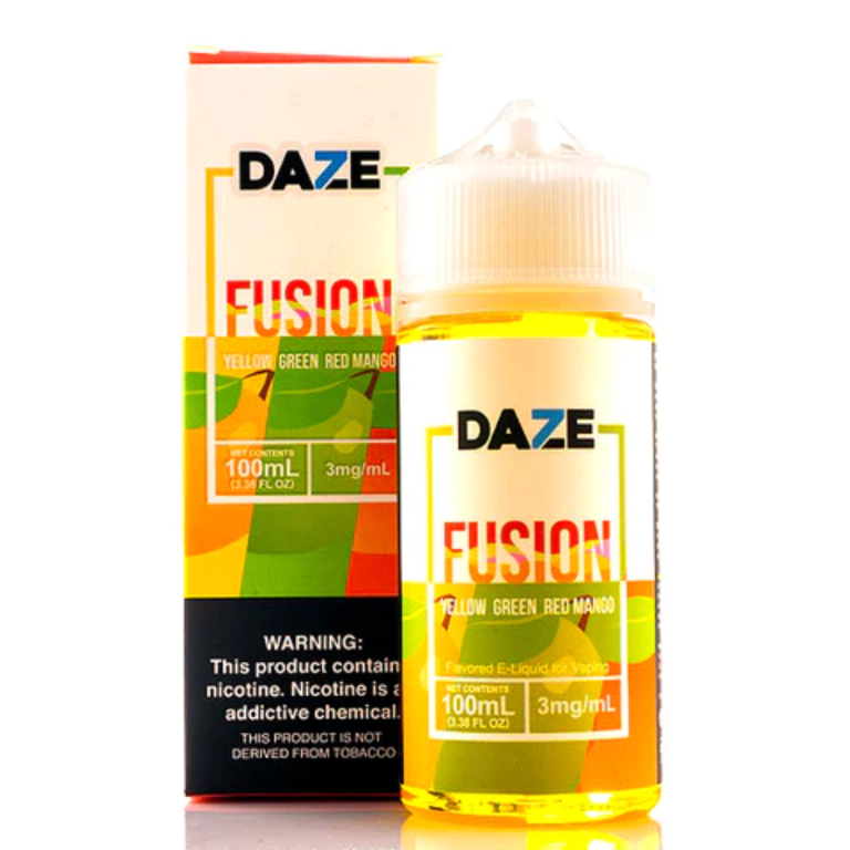 DAZE FUSION YELLOW GREEN RED MANGO 100ML