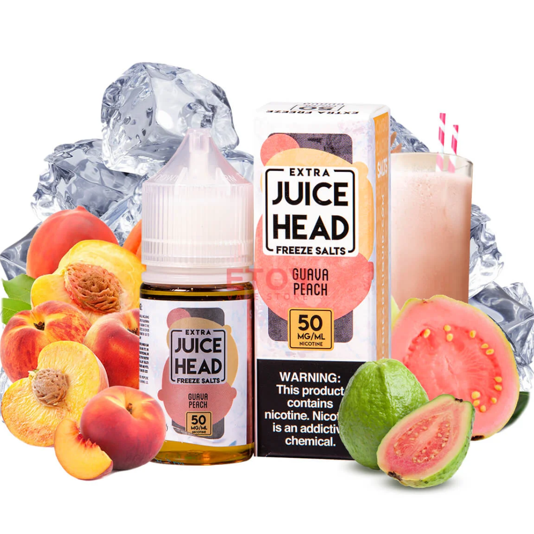 JUICE HEAD EXTRA FREEZE GUAVA PEACH 30ML