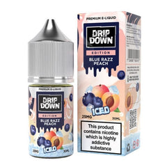 Drip Down Edition Salt – Blue Razz Peach Ice 30ml (25, 50 mg)