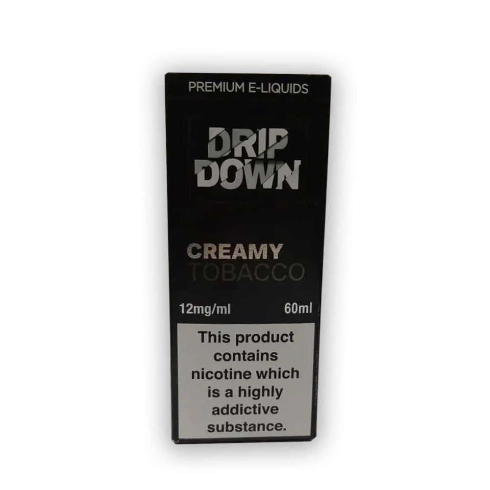 Drip Down E Liquids – Creamy Tobacco 60ml (3, 6, 12 mg)