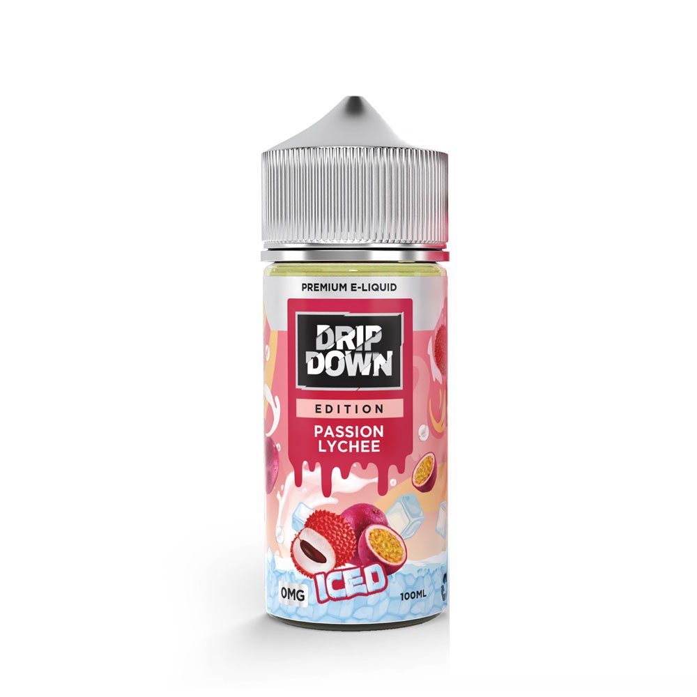 Drip Down Edition E Liquids – Passion Lychee Ice 100ml (0, 3, 6 mg)