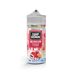 Drip Down Edition E Liquids – Passion Lychee Ice 100ml (0, 3, 6 mg)