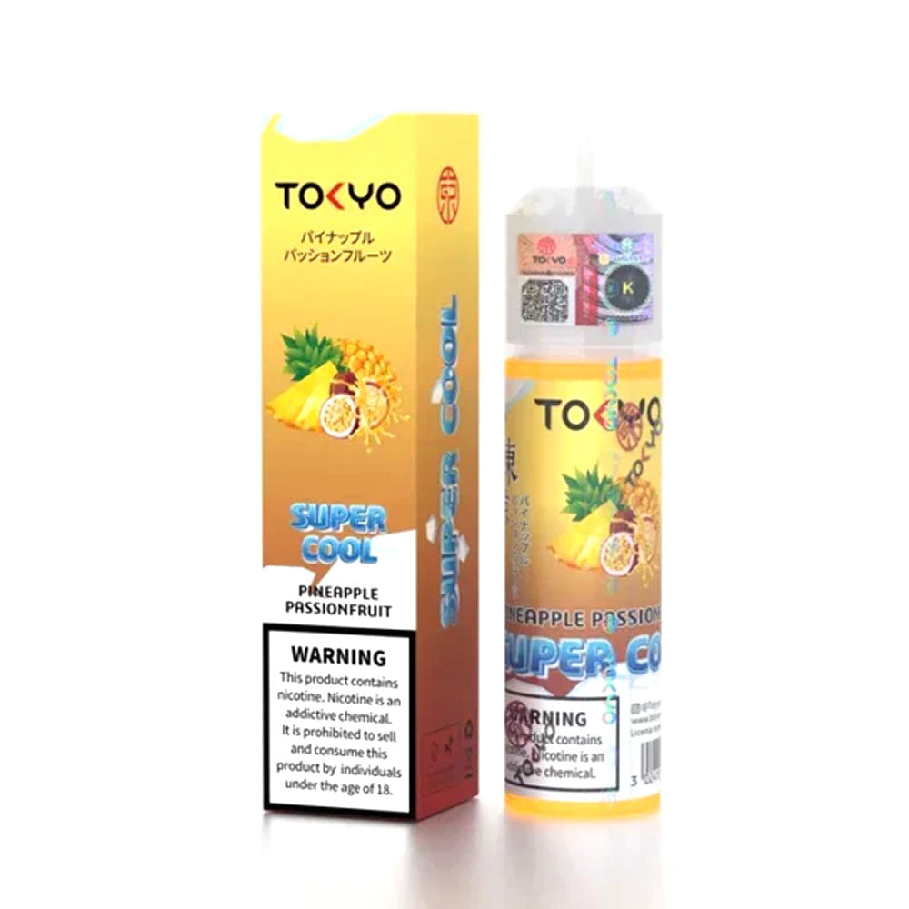 Tokyo Super Cool Series E-Liquid – Pineapple Passion Fruit 60ml (3, 6 mg)